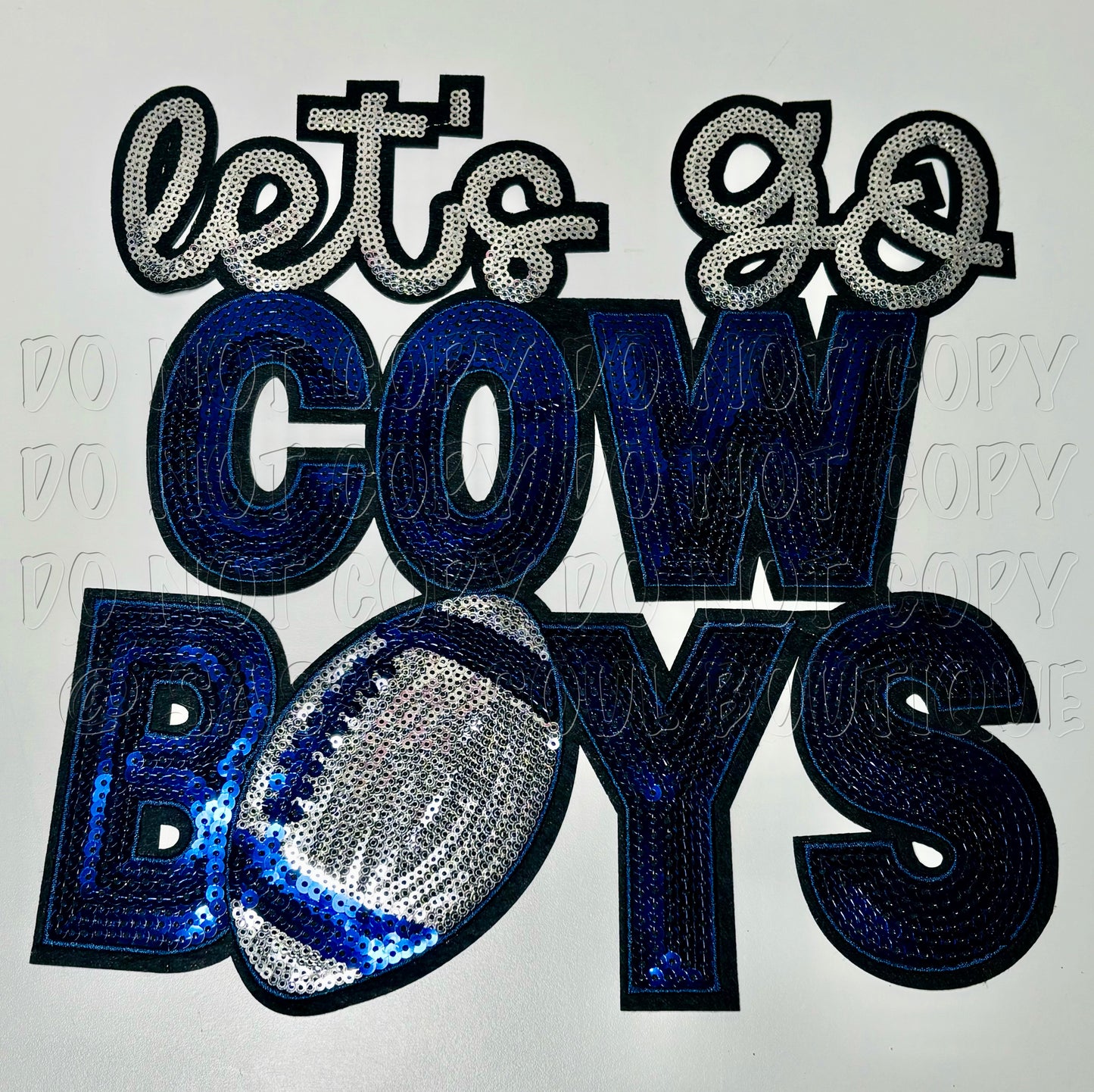 Let’s Go Cowboys Sequins