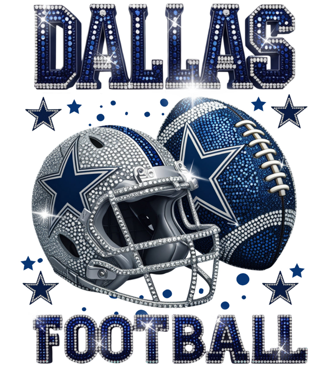 Dallas Football w/ Sleeves