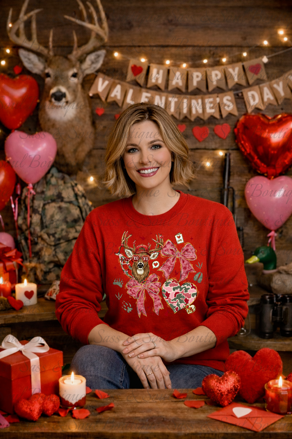 Buck Camo Valentines Coquette