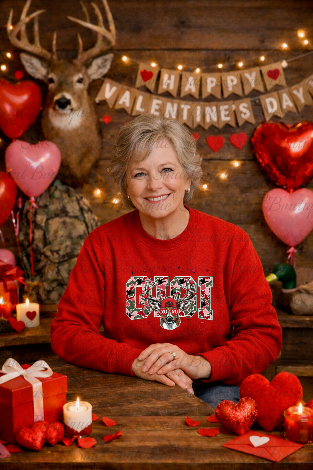 Buck Camo Family Valentines