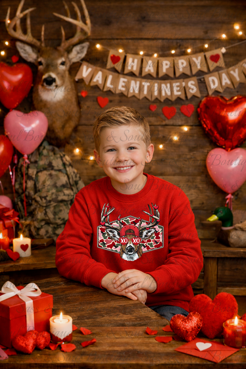 Buck Head Camo Valentines