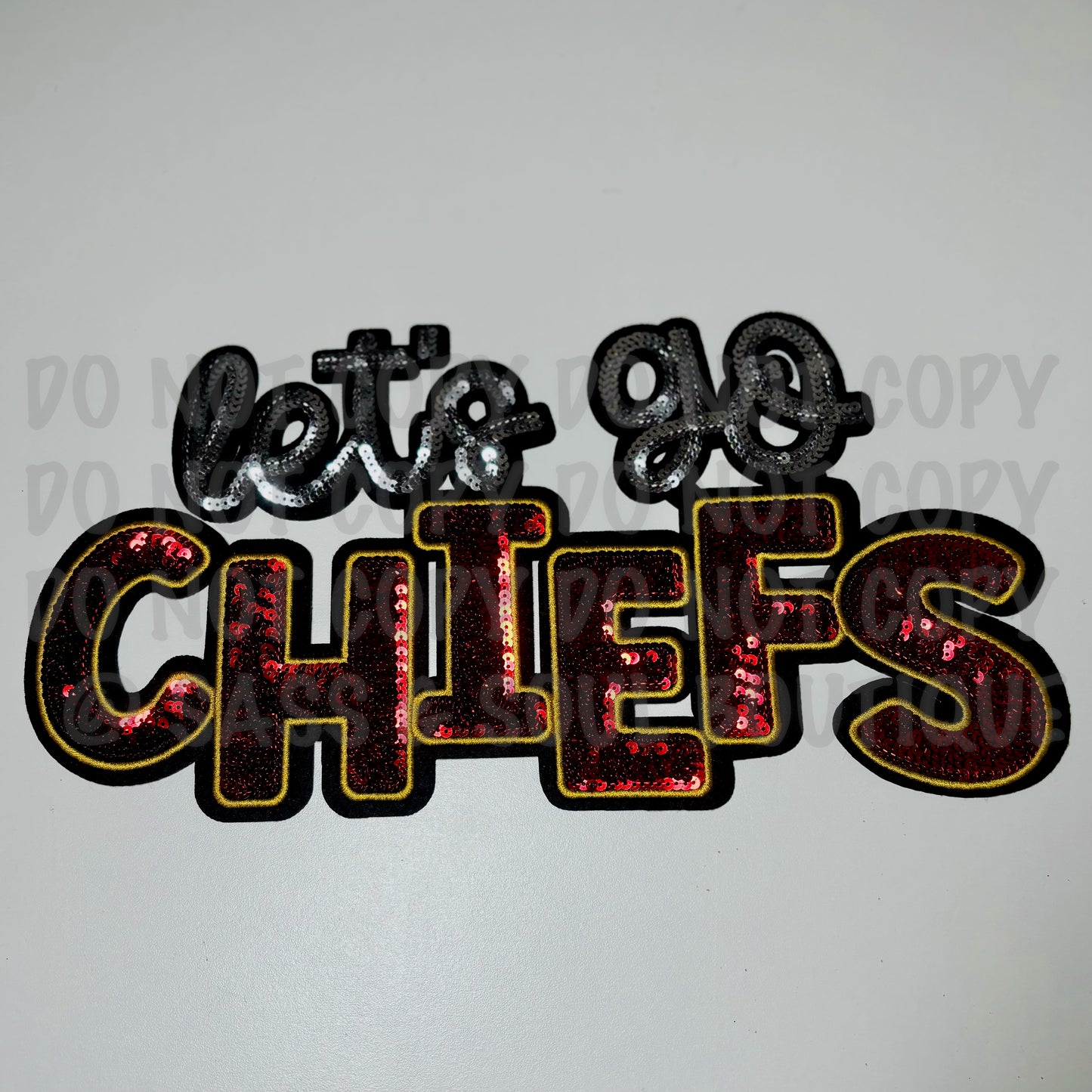 Let’s Go - Red & Silver Sequins