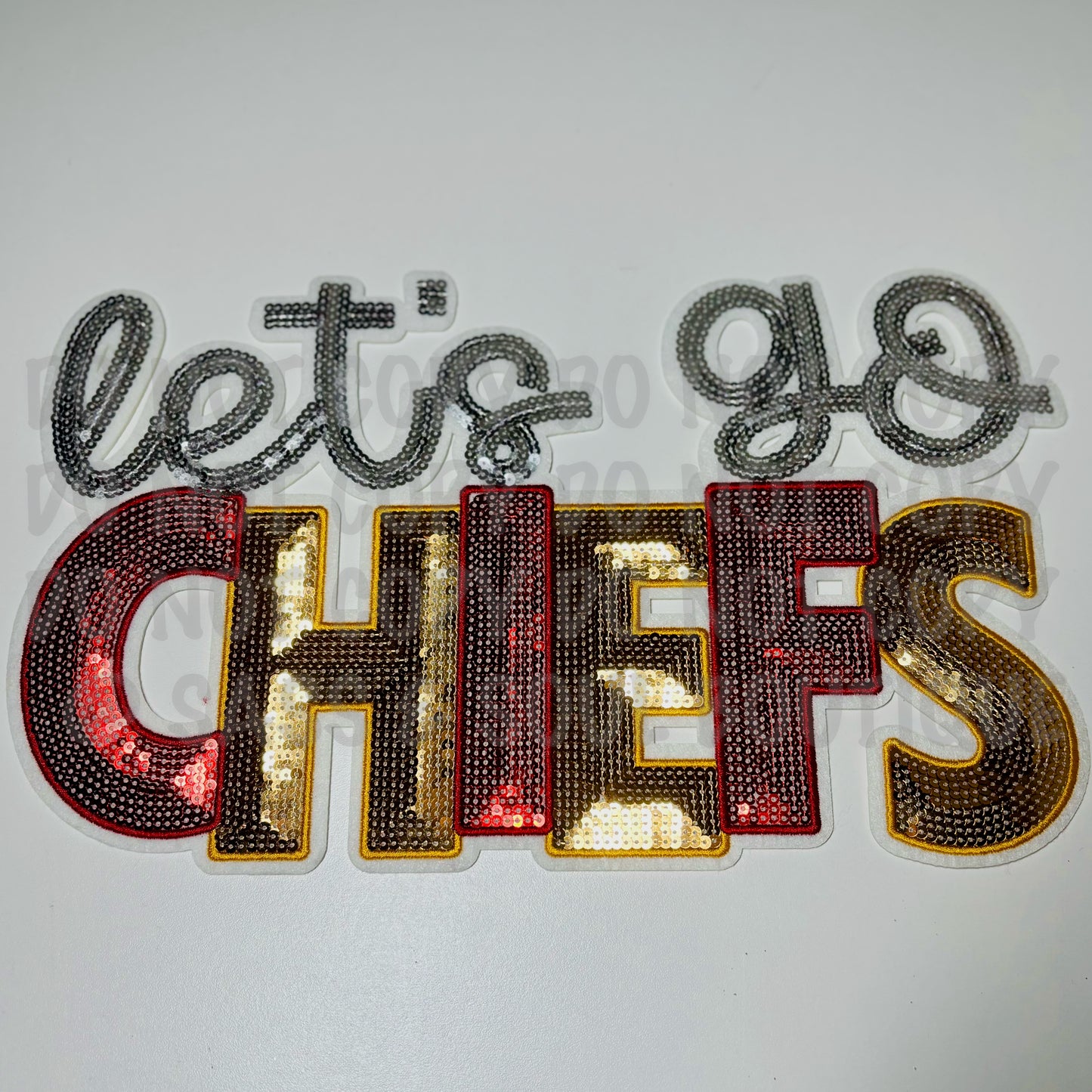 Let’s Go - Red, Gold, & Silver Sequins