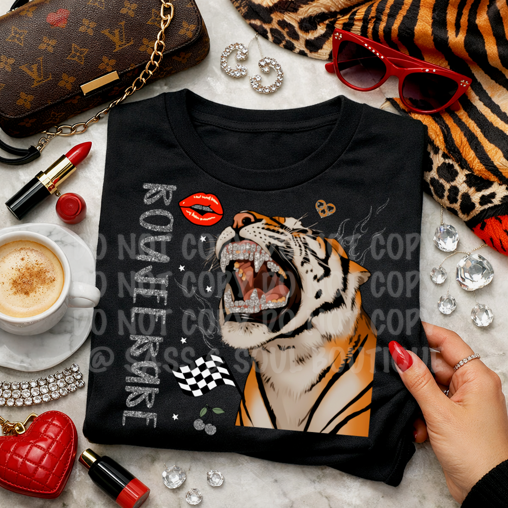Boujee Babe Tiger Grillz