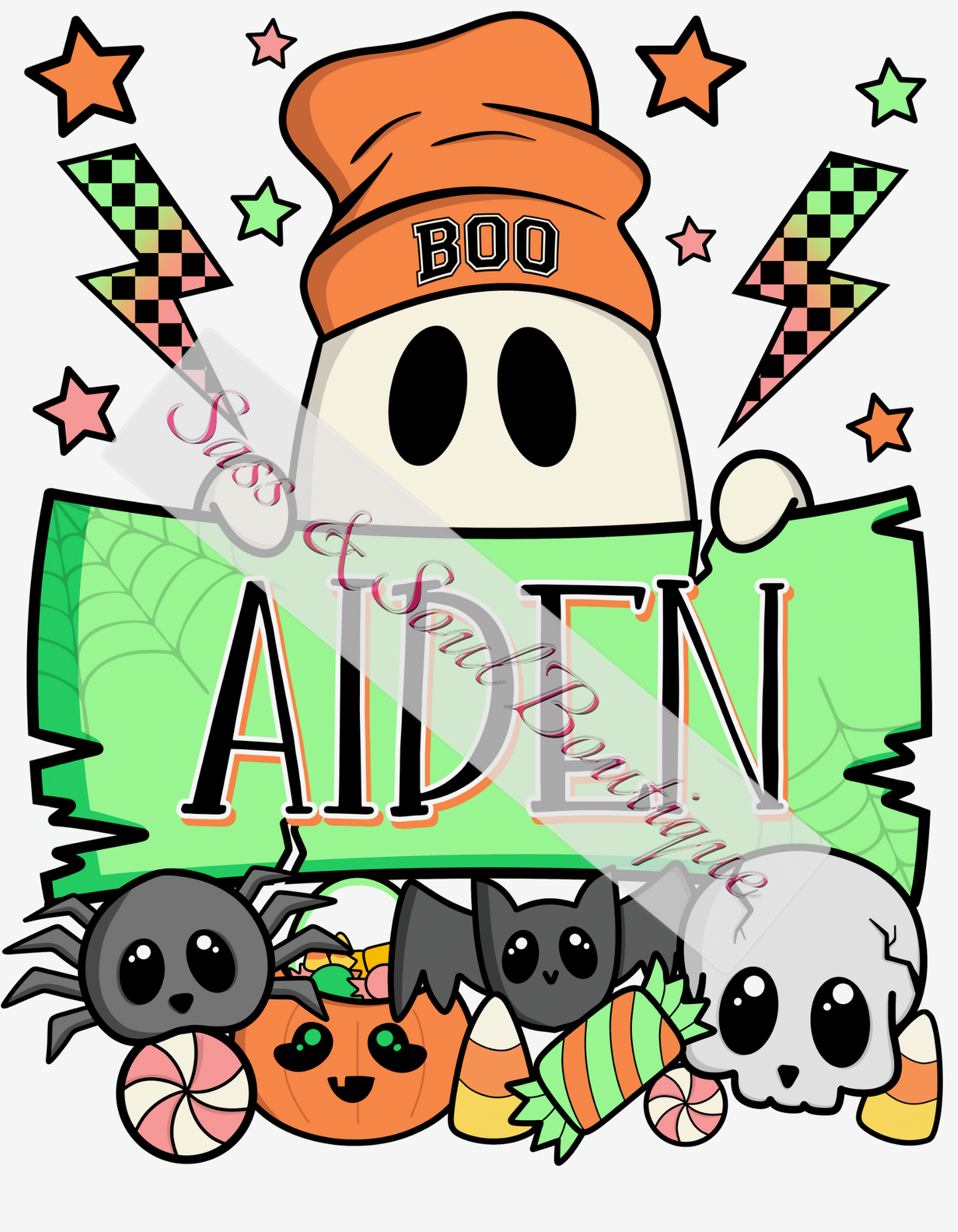 Personalized Halloween Tote Bag