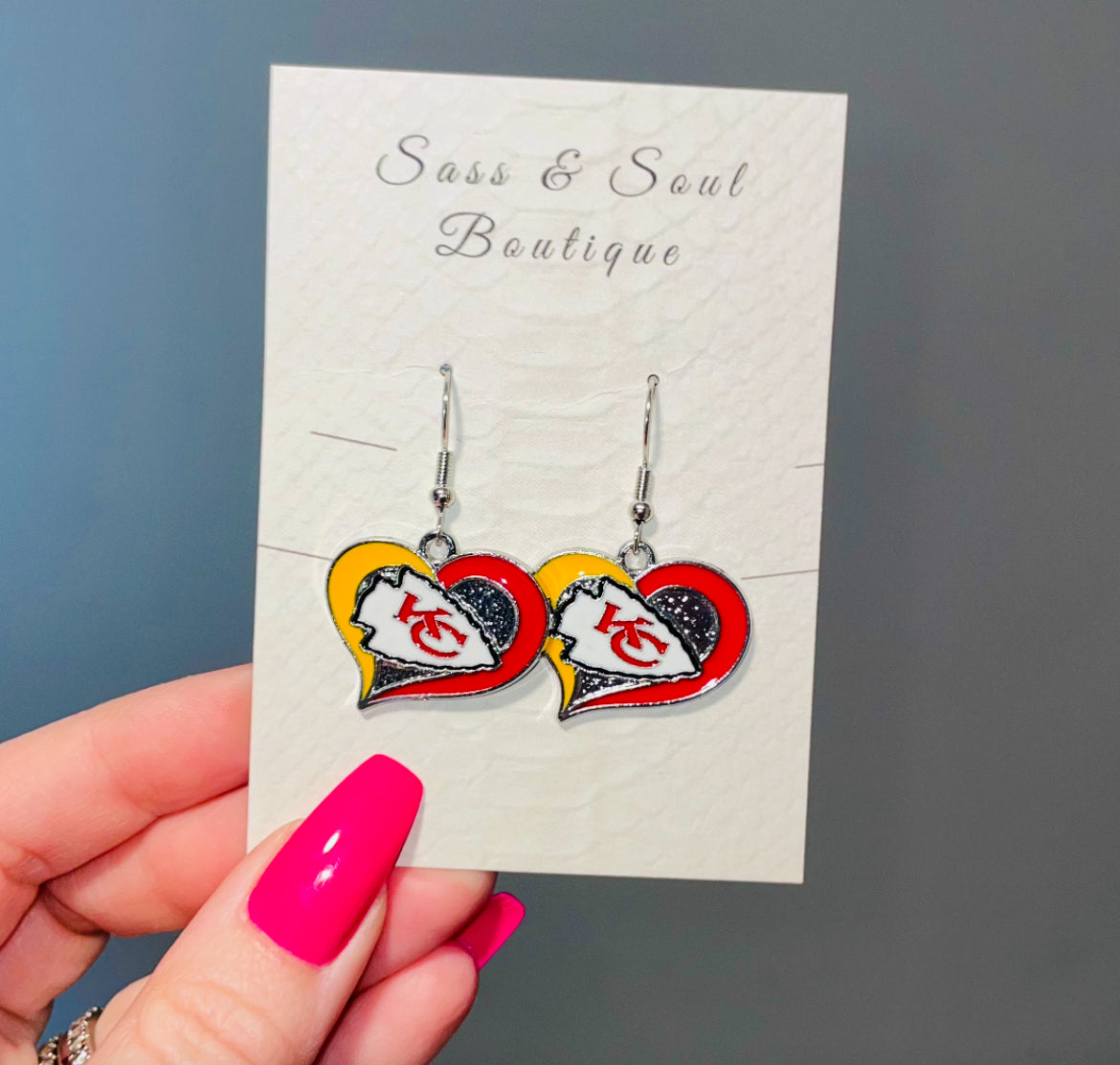 KC Heart Dangles