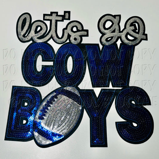 Let’s Go Cowboys Sequins