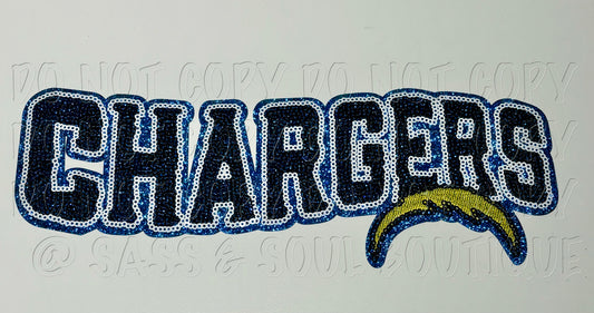 Chargers Sequins