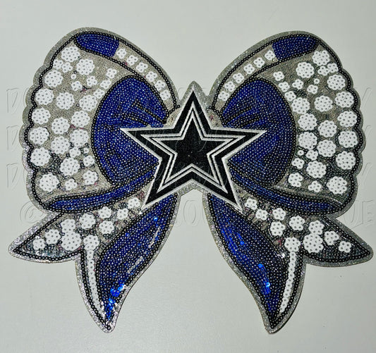 Cowboys Sequins Bow