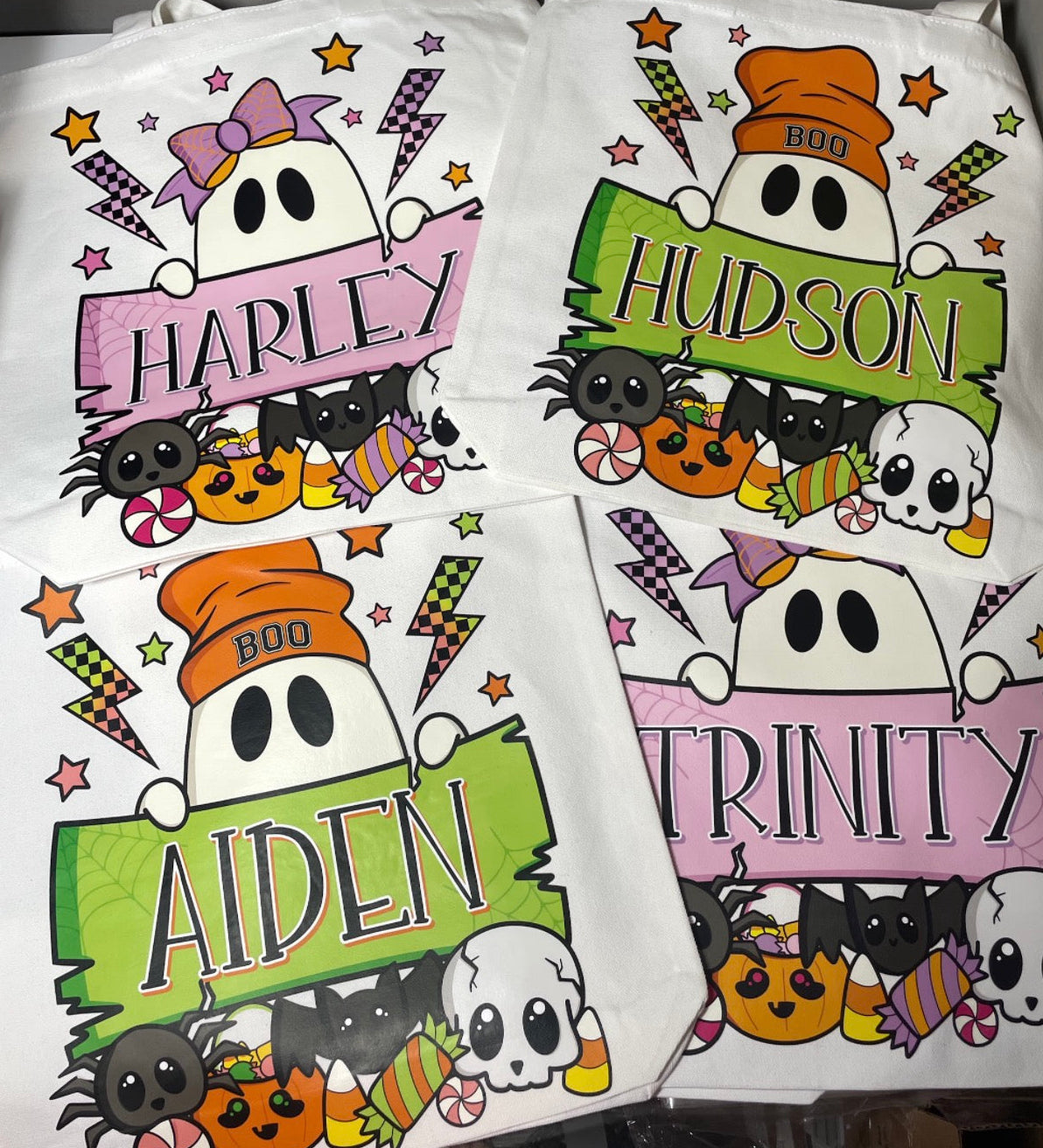 Personalized Halloween Tote Bag