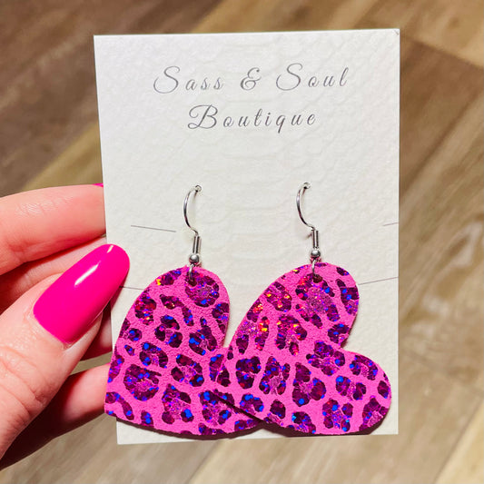 Shimmer Heart Dangles