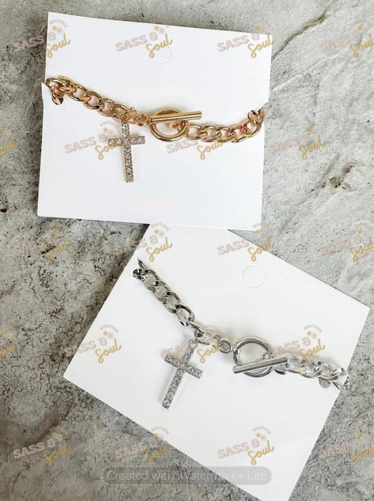 Cross Bracelet