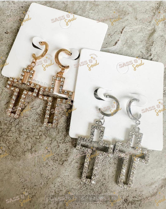 Cross Earrings