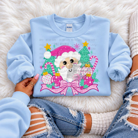 Pink Christmas Santa