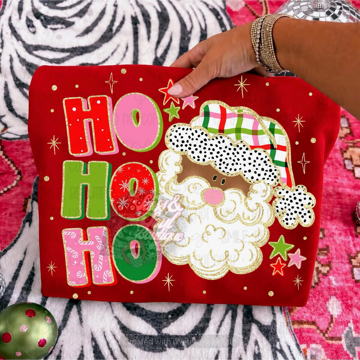 Retro Ho Ho Ho Santa - DST