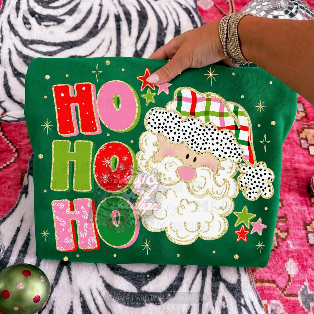 Retro Ho Ho Ho Santa - LST