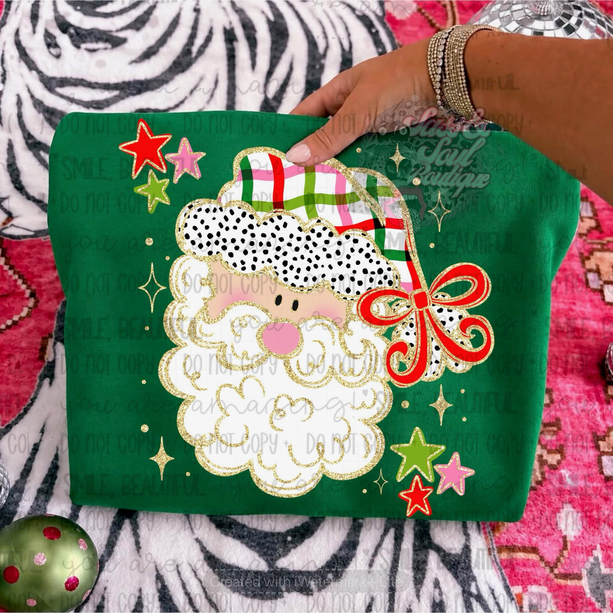 Retro Christmas Santa