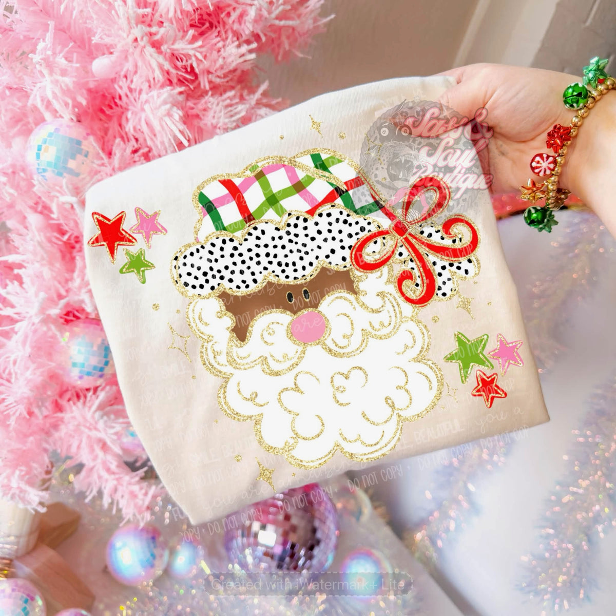 Retro Christmas Santa