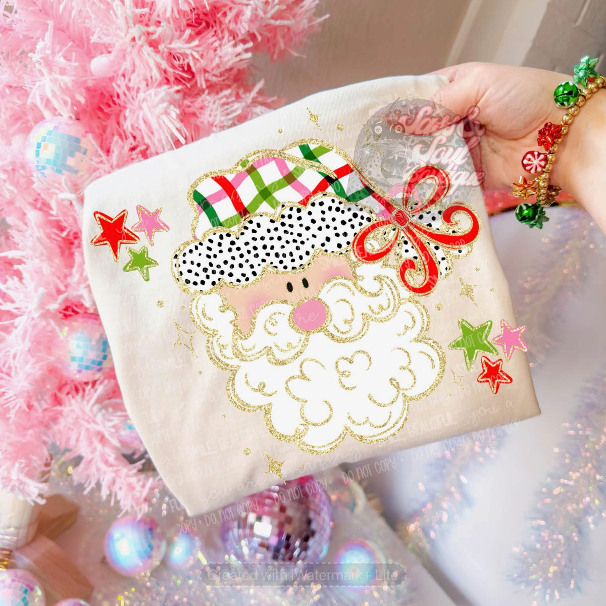 Retro Christmas Santa