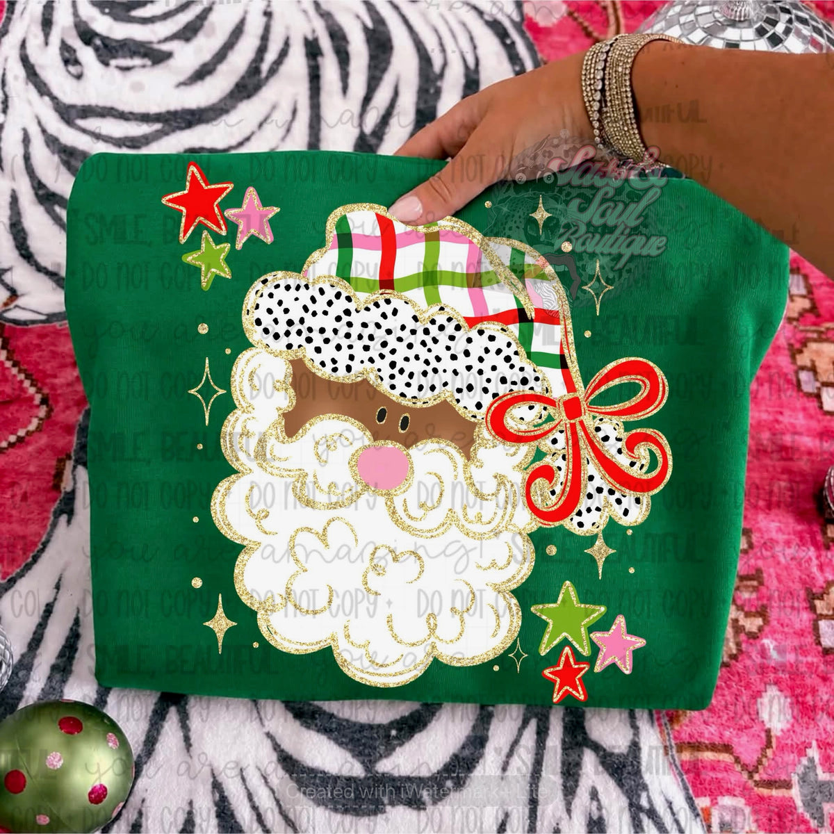 Retro Christmas Santa