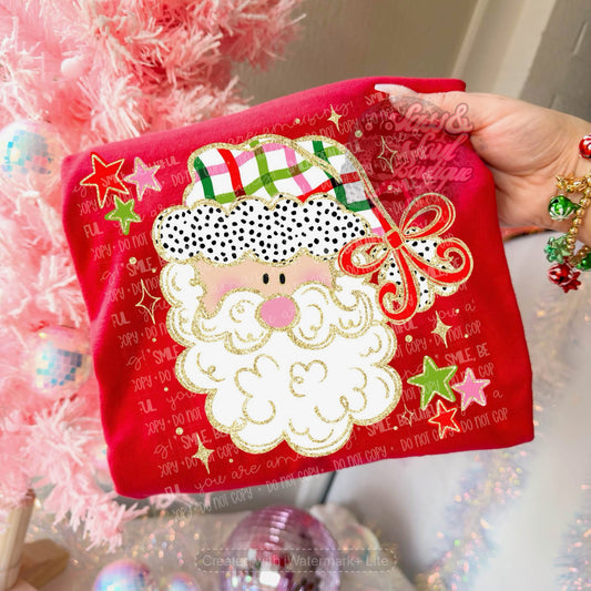 Retro Christmas Santa