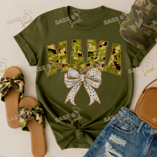 Camo Coquette Mama