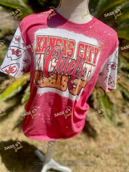 KC Bleached w/ Sleeve Design