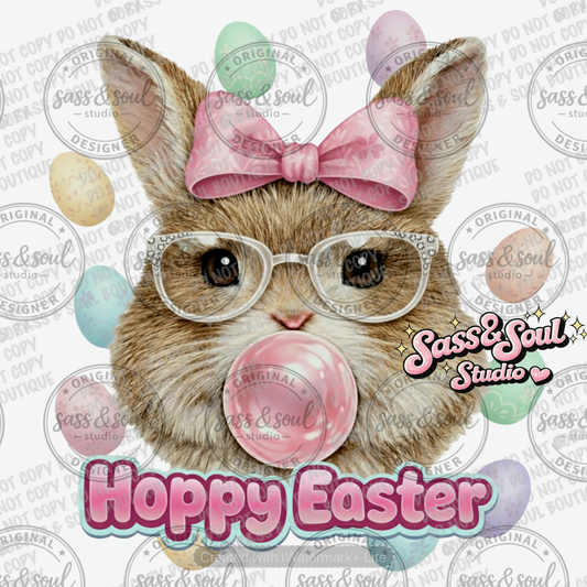 Hoppy Easter Girl - PNG
