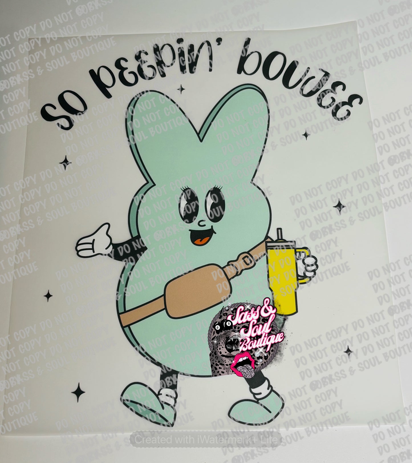 So Peepin Boujee - Teal