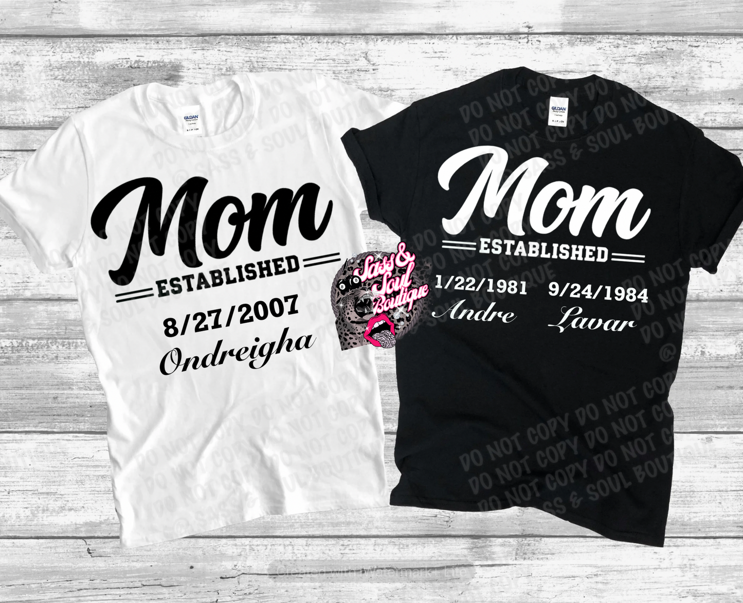 Mom/Dad Established Custom