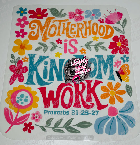 Motherhood is Kingdom Work