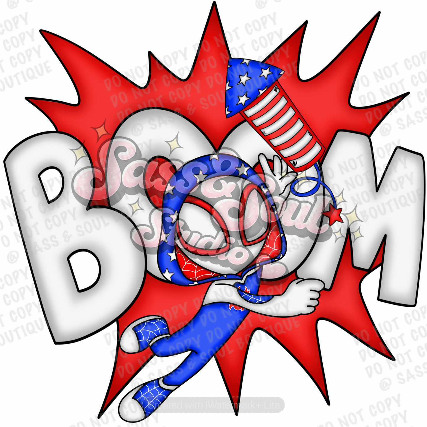 Girl Spidey Boom 4th