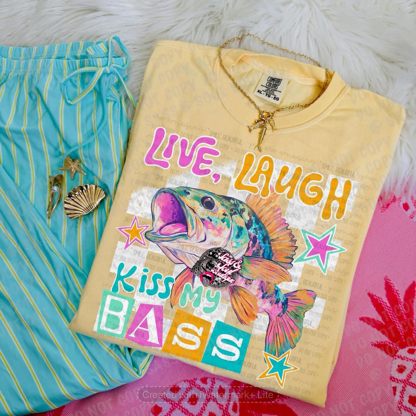 Live Laugh Kiss My Bass