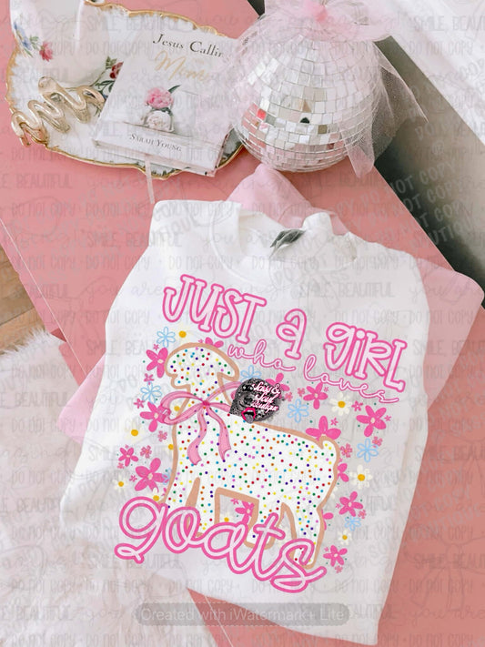 Just A Girl Who Loves Goats