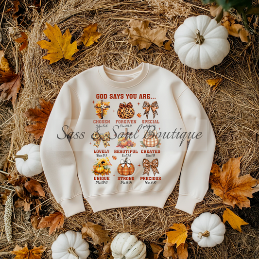 God Says You Are - Fall