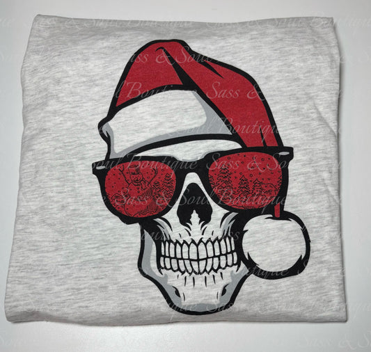 Santa Skully - Long Sleeve