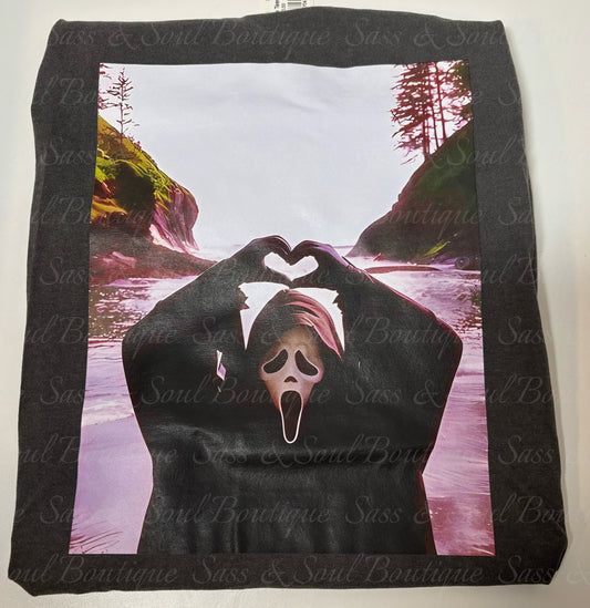 Heart Ghost Face