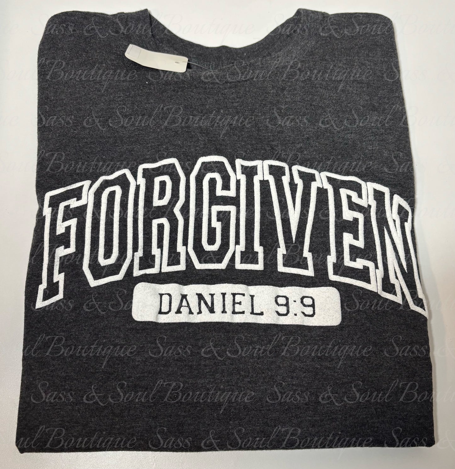 Forgiven Daniel 9:9 - Puff Print