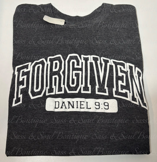 Forgiven Daniel 9:9 - Puff Print