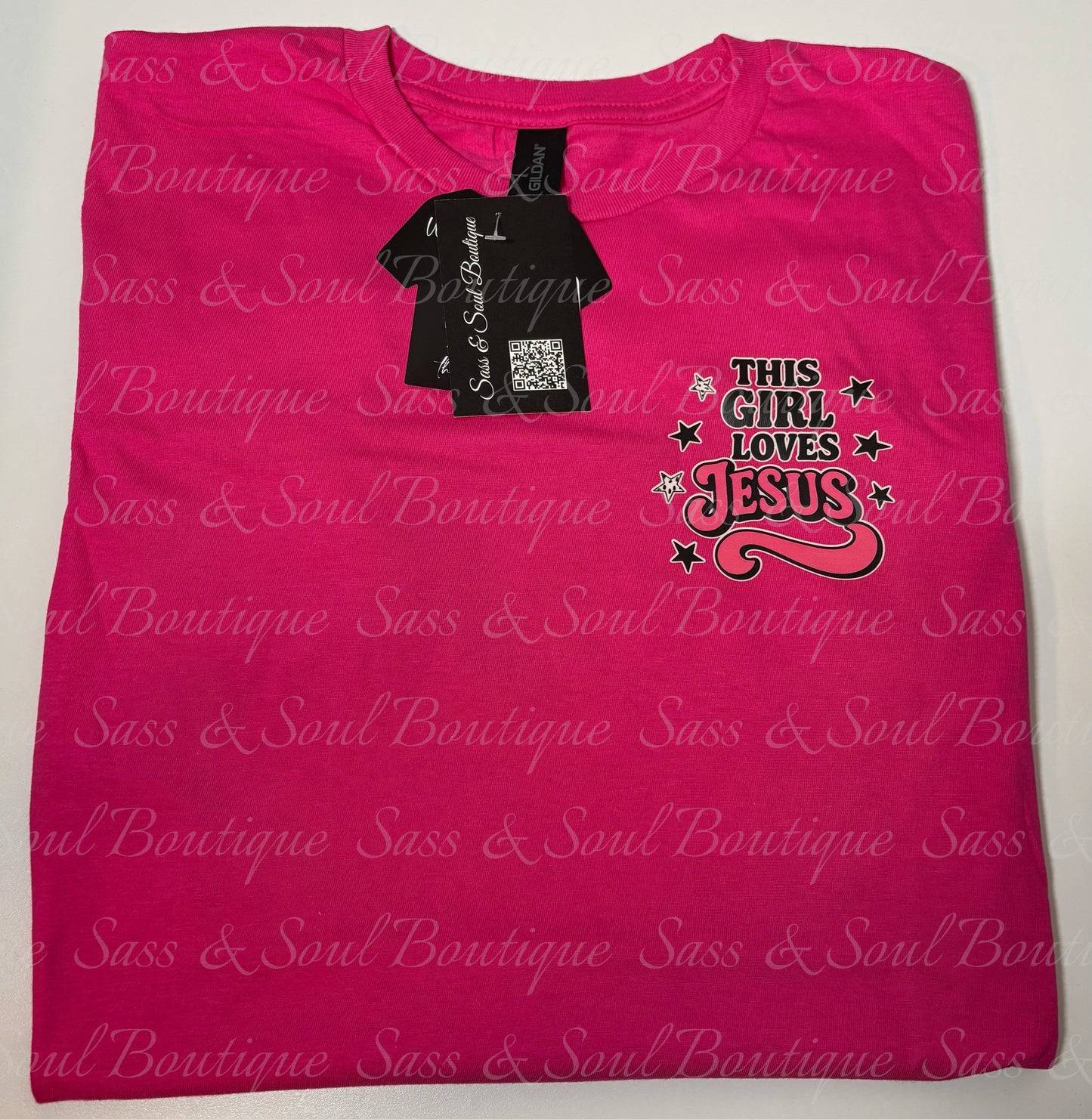 This Girl Loves Jesus - Front & Back