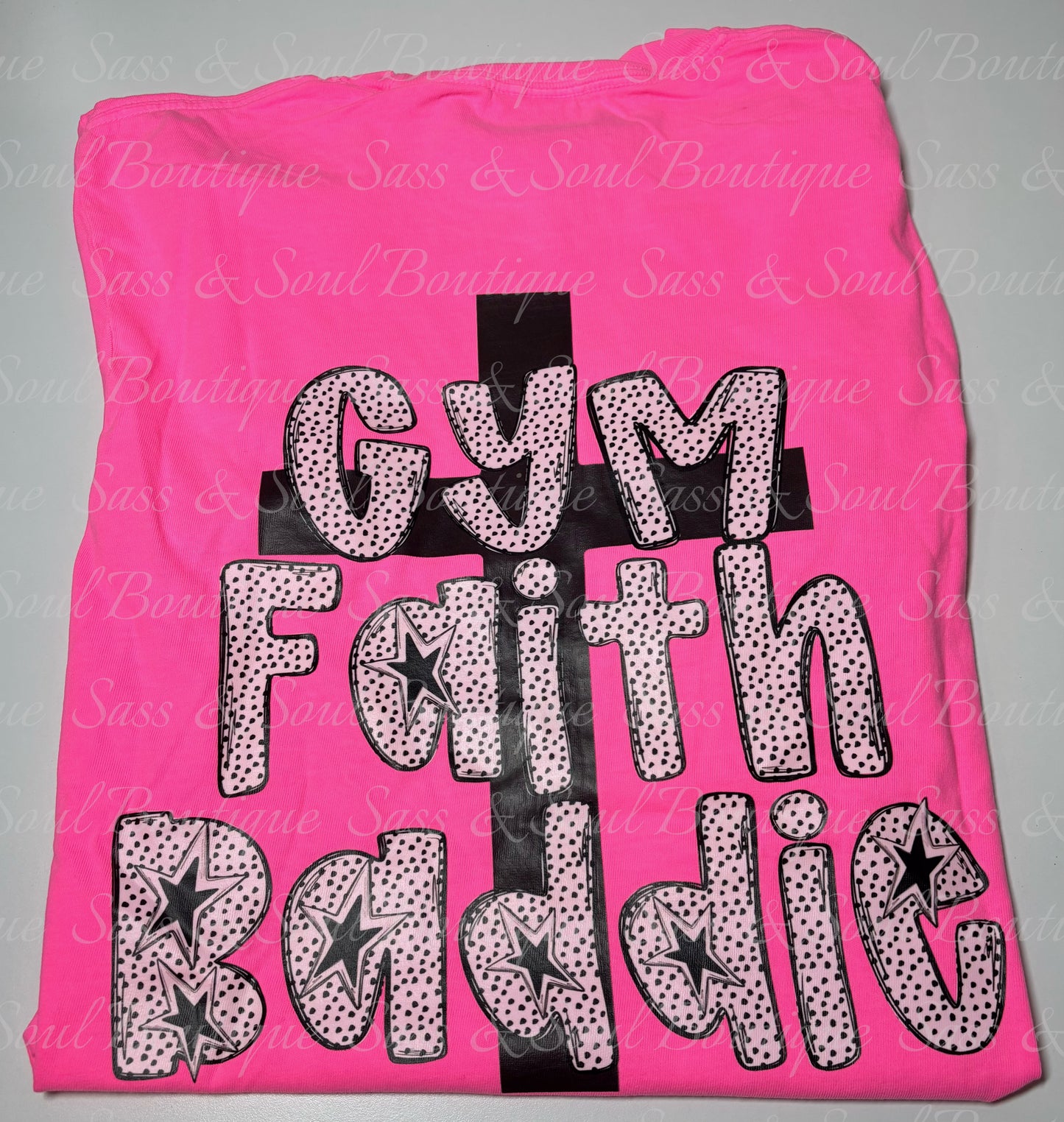 Gym Faith Baddie - Front & Back