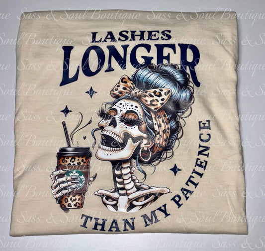 Lashes Longer Than My Patience