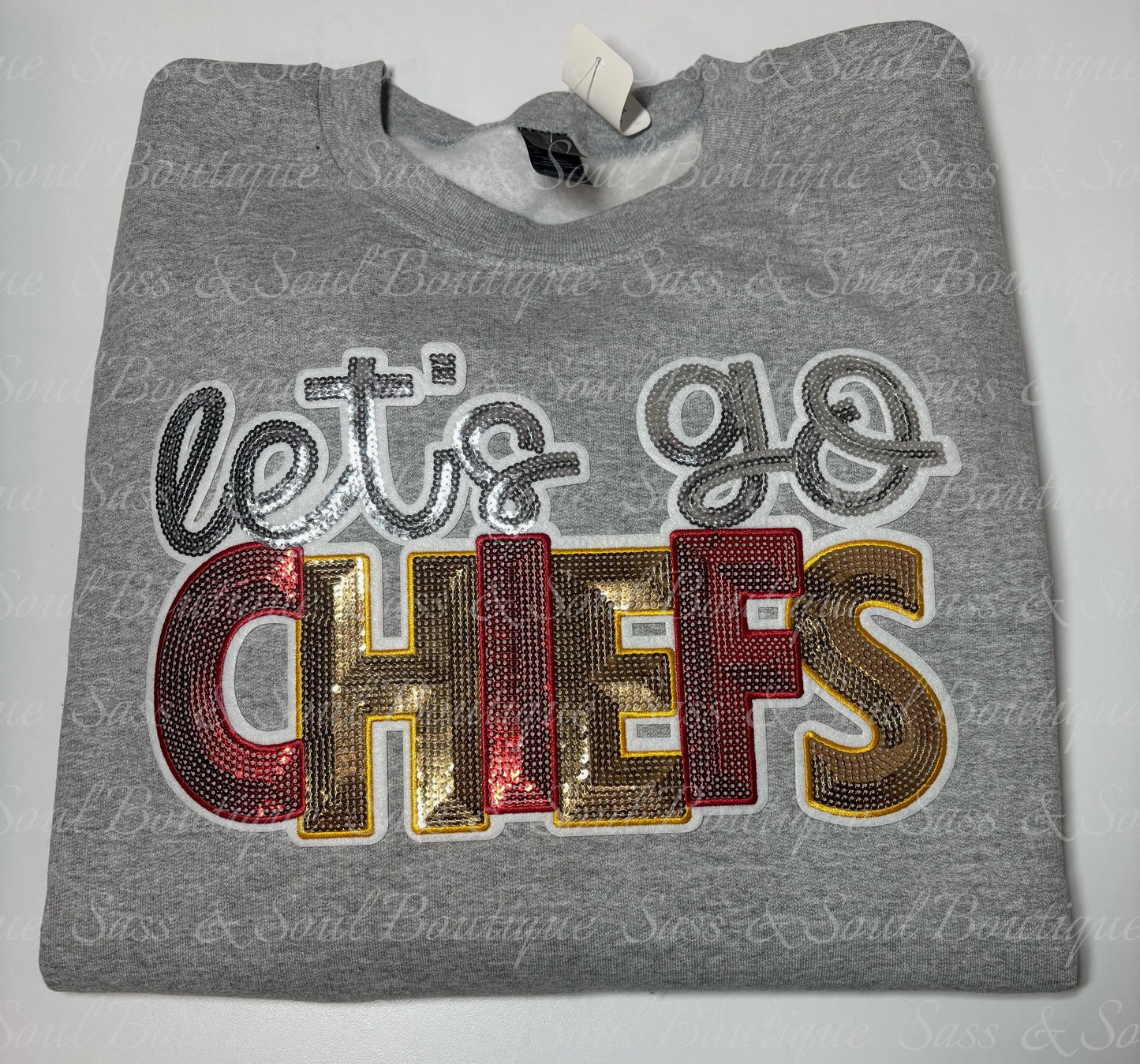 Let’s Go KC Sequin Chenille Patch