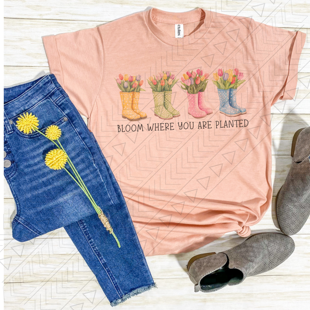Bloom Where You Are Planted (spring) Shirts & Tops